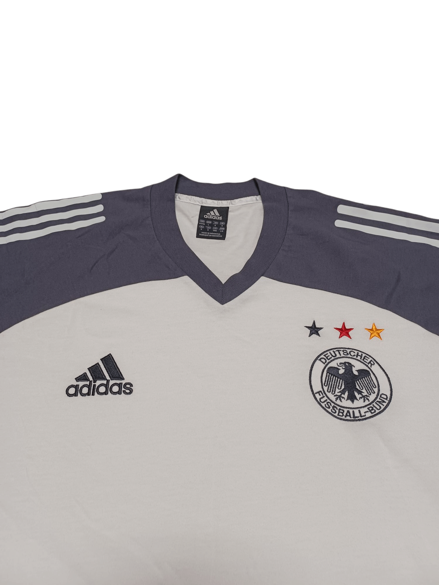 Adidas GERMANY ADIDAS VINTAGE 2002 WORLD CUP FIFA TRAINING TEE Size US L / EU 52-54 / 3 - 2 Thumbnail
