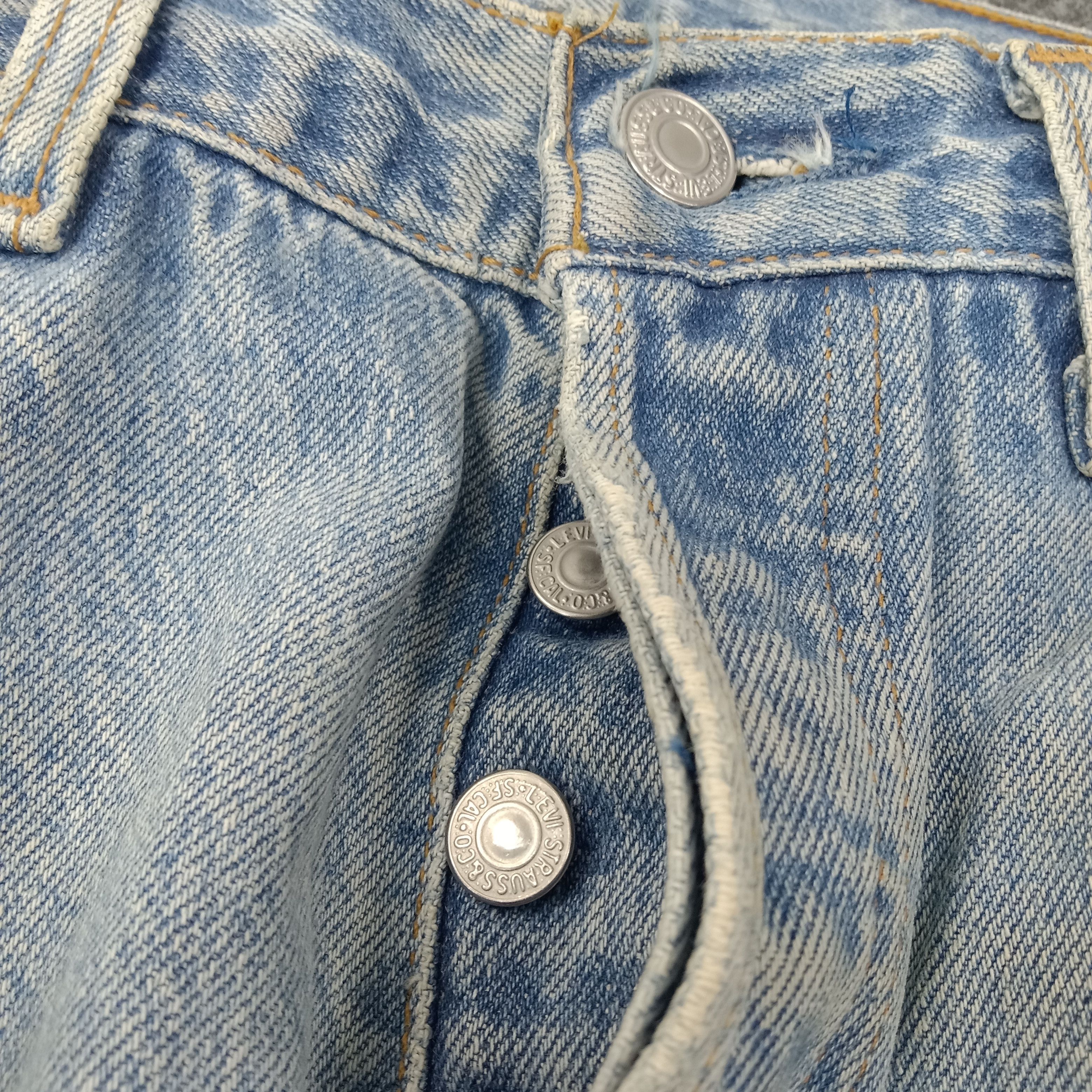 Levi's Levi's 501 American Grunge Denim Jeans C252N17 Size US 31 - 4 Thumbnail