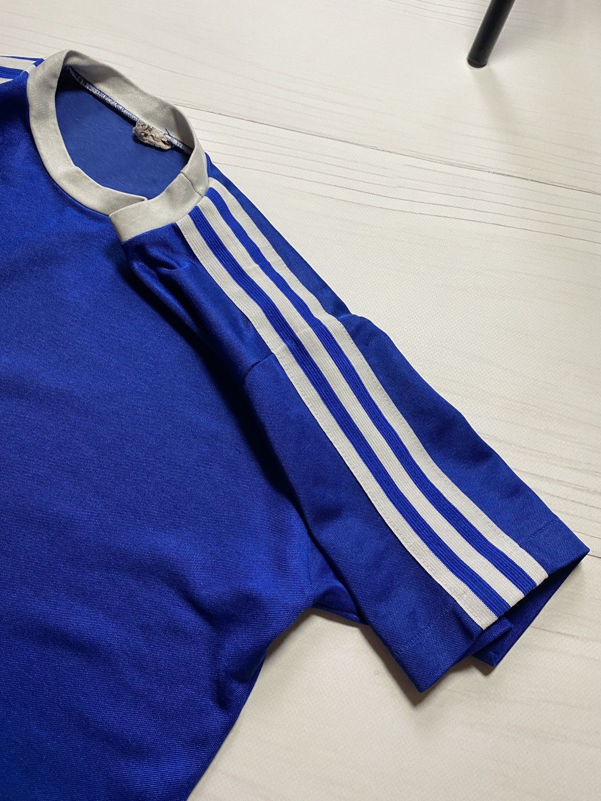 Adidas Vintage 80’s Retro Adidas Made West Germany soccer jersey Size US M / EU 48-50 / 2 - 10 Thumbnail
