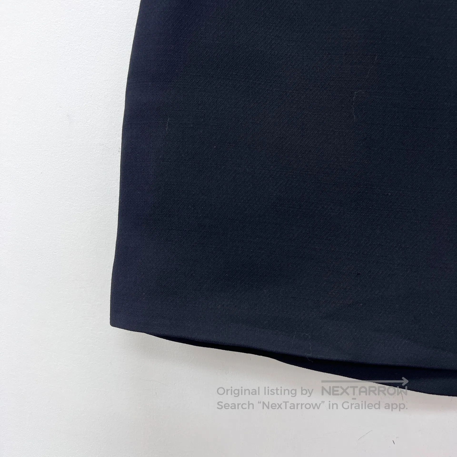 Dior Dior Black CD Buckle Design Wool Wrap Skirt Pants| Size 35" - 4 Thumbnail