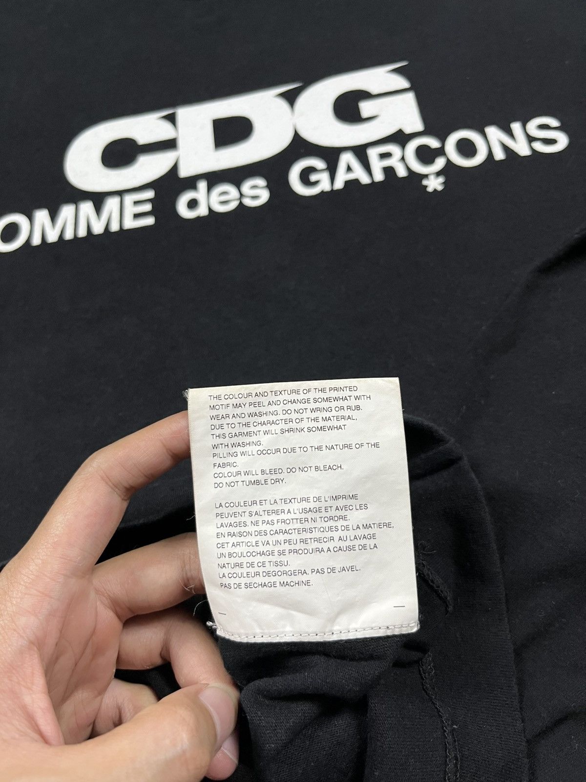 Comme des Garcons Comme Des Garcons big logo tee Size US L / EU 52-54 / 3 - 6 Thumbnail