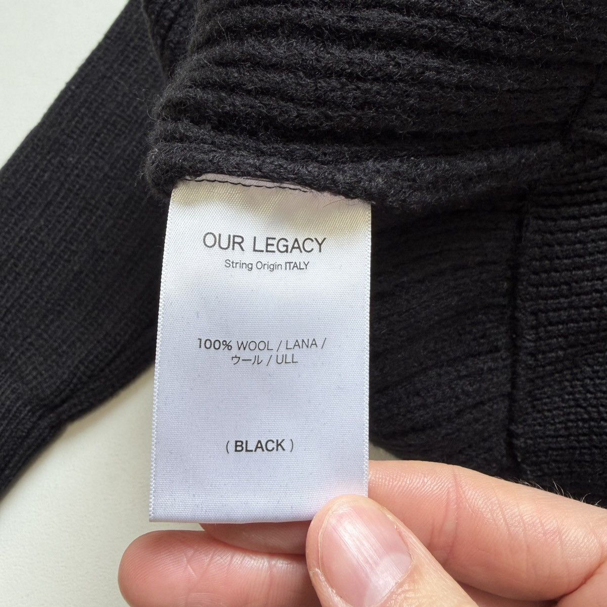 Our Legacy Brushed Ribbed Knit Wool Zip Drivers Sweater Size US M / EU 48-50 / 2 - 11 Thumbnail