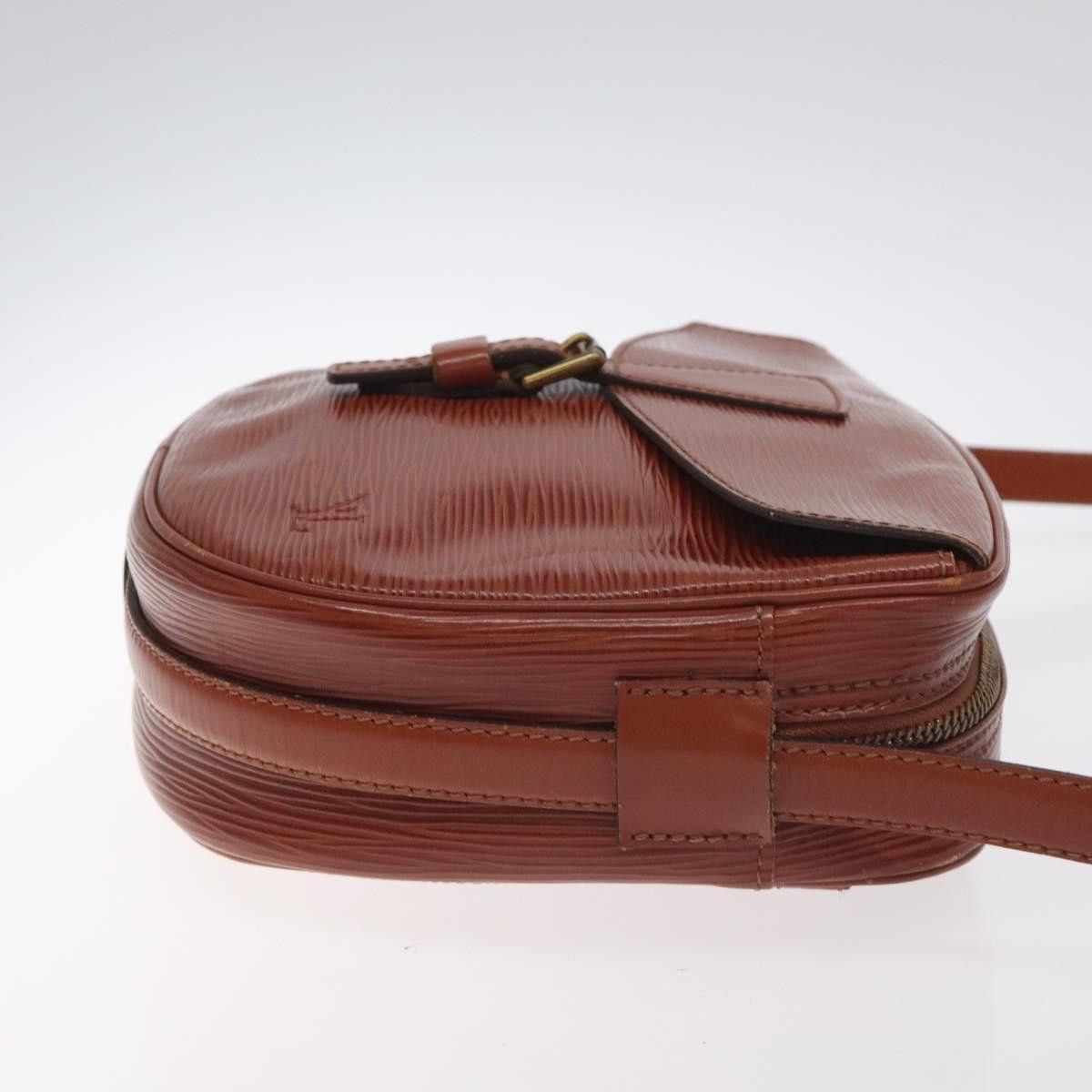 Louis Vuitton LOUIS VUITTON Epi Jeune Fillemm Shoulder Bag Brown M52153 Size ONE SIZE - 4 Thumbnail
