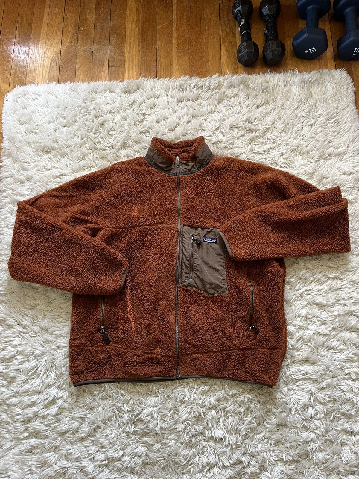 Image of 2008 Patagonia Retro-X Deep Pile Fleece - Rustic Brown Cedar, Men's (Size 2XL)