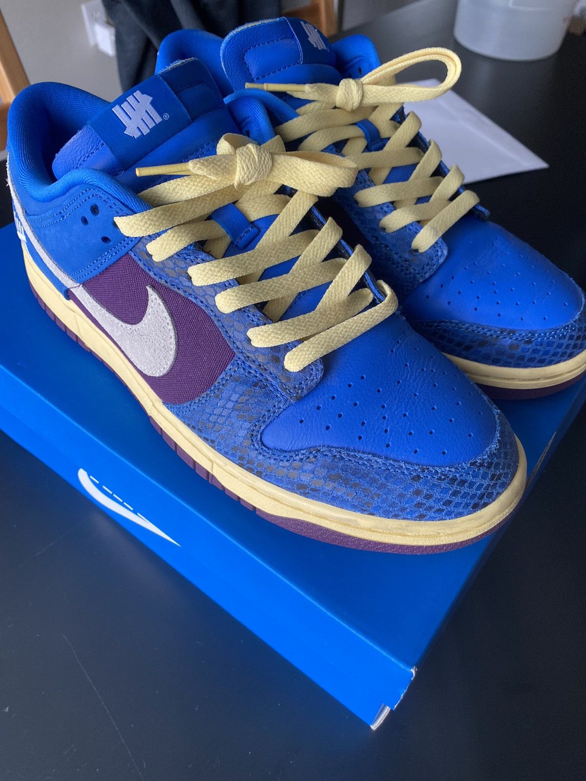Nike × Undefeated Dunk Low 5 On It Size US 10 / EU 43 - 1 Thumbnail