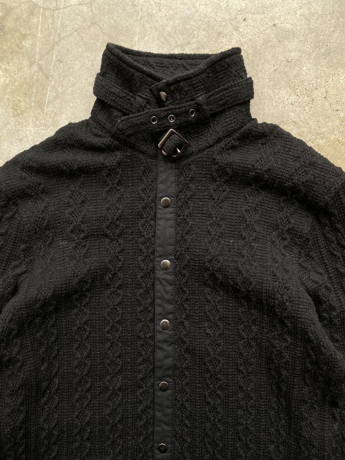 Tornado Mart 2000s Tornado Mart Buckled Collar Bondage Knitted Jacket Size US S / EU 44-46 / 1 - 9 Thumbnail
