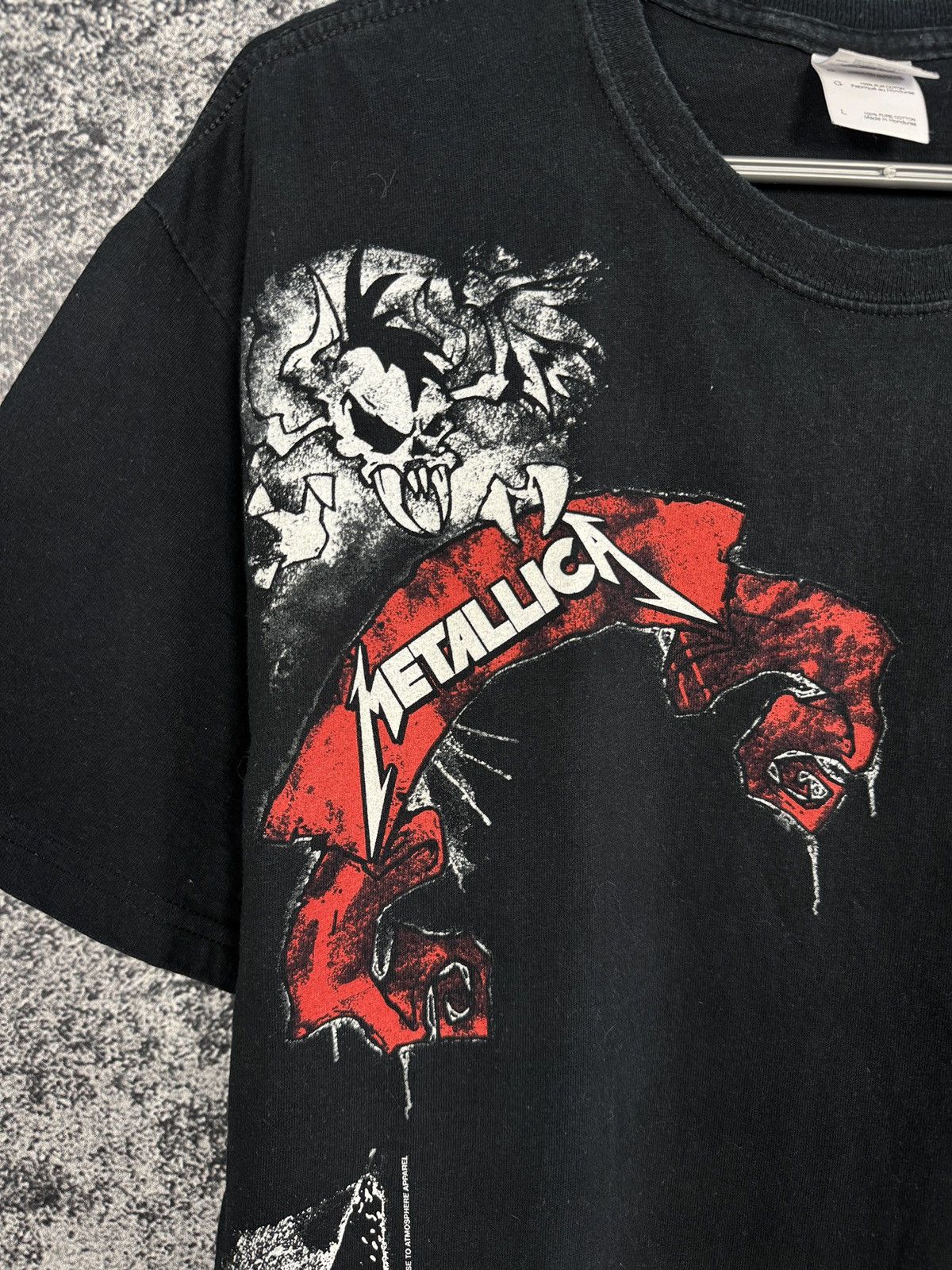 Metallica Men’s Metallica T-Shirt Music Band Rock Tee 2008 Size L Size US L / EU 52-54 / 3 - 6 Thumbnail