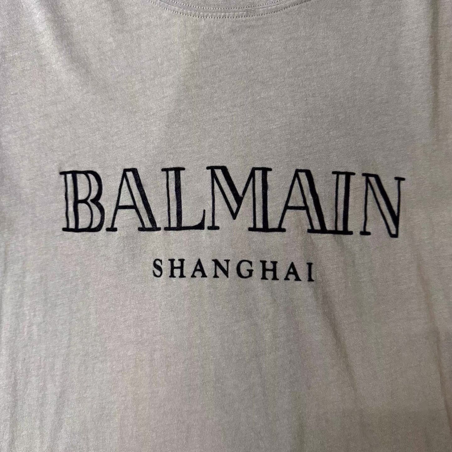 Balmain BALMAIN × H&M Military Green Short Sleeve T-shirt Q10 Size US S / EU 44-46 / 1 - 2 Thumbnail