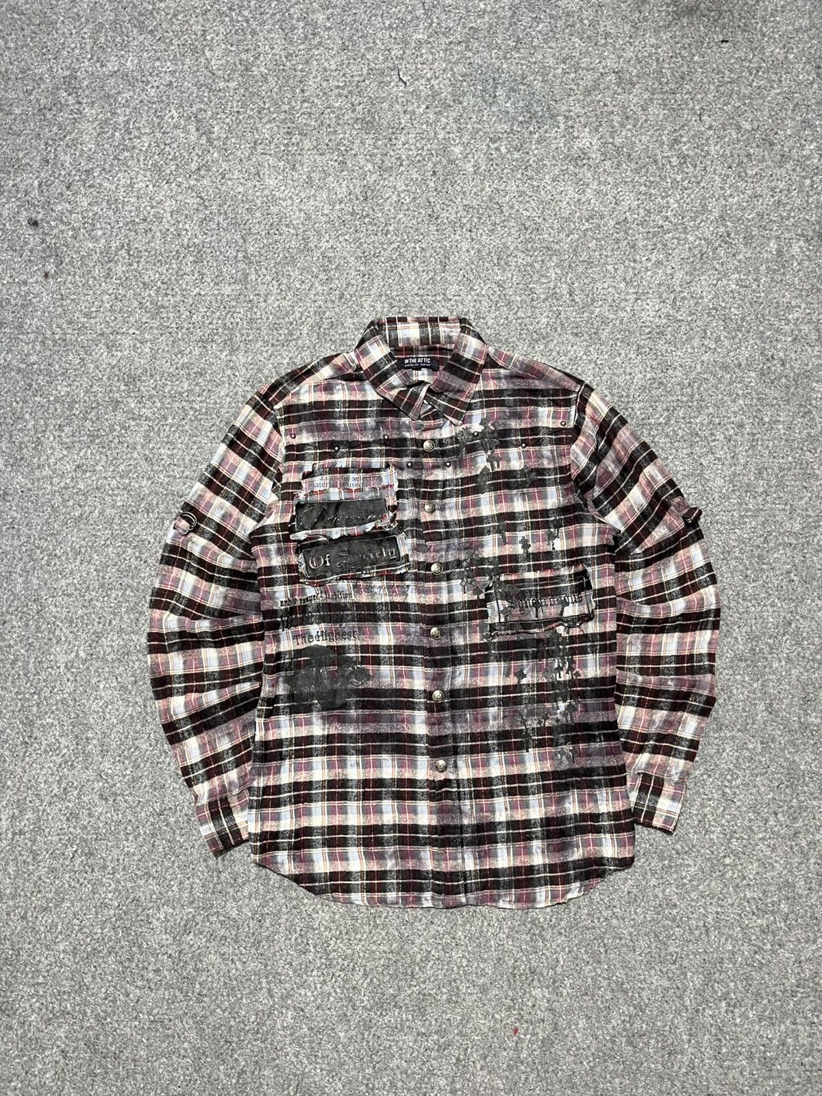 In The Attic ❌SOLDOUT❌❌In The Attic Embroidered Flanel Shirt Size US M / EU 48-50 / 2 - 1 Thumbnail