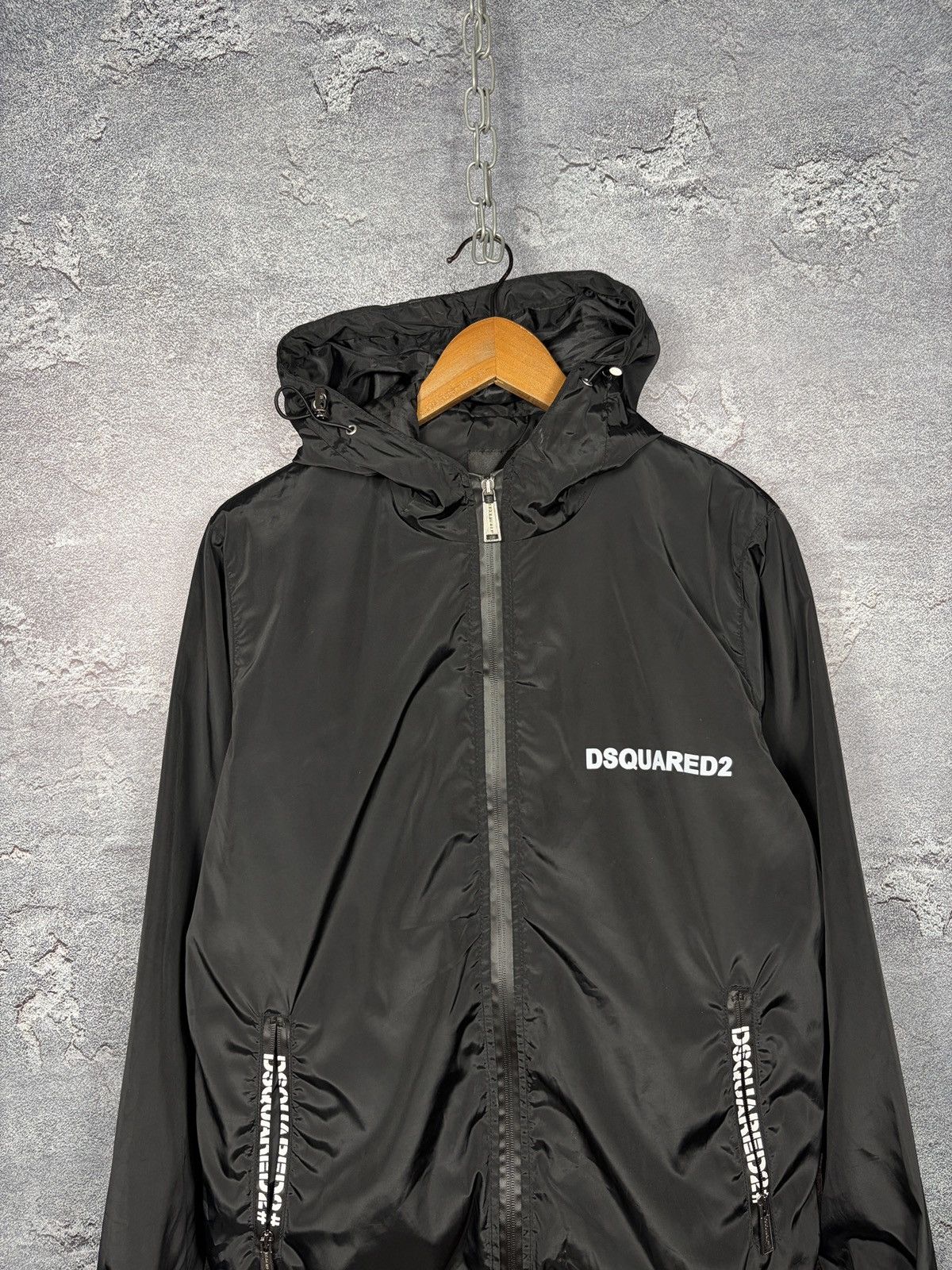 Dsquared2 Dsquared2 Icon Nylon Windbreaker Jacket Size M Size US M / EU 48-50 / 2 - 3 Thumbnail