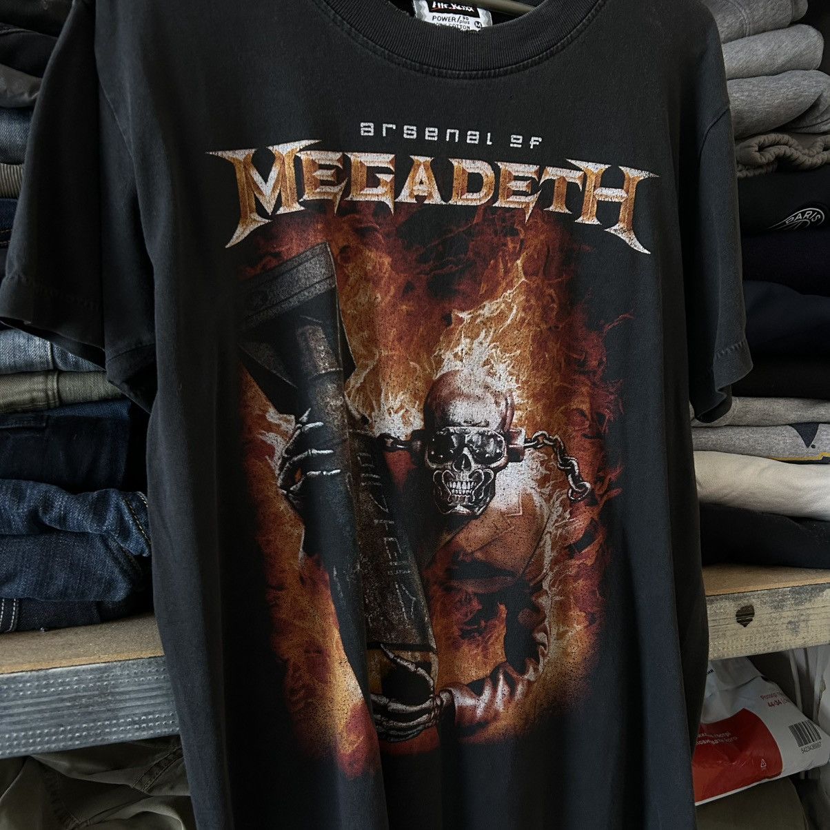 Band Tees Vintage Megadeath Big Graphic Logo 1990’s the rock band tee Size US M / EU 48-50 / 2 - 2 Thumbnail