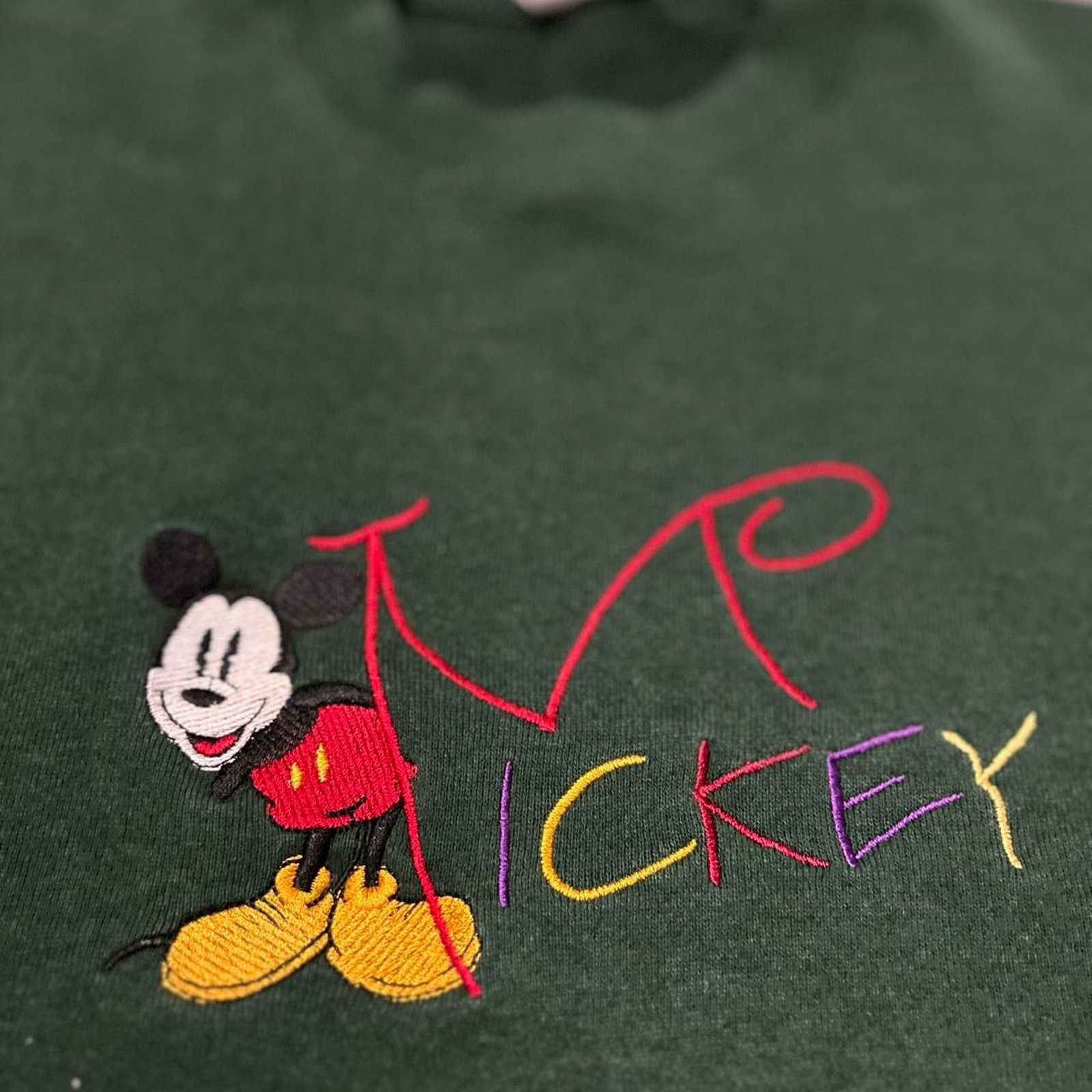 Disney **90s Vintage Made in USA Disney Mickey Mouse Crewneck Size US L / EU 52-54 / 3 - 2 Thumbnail