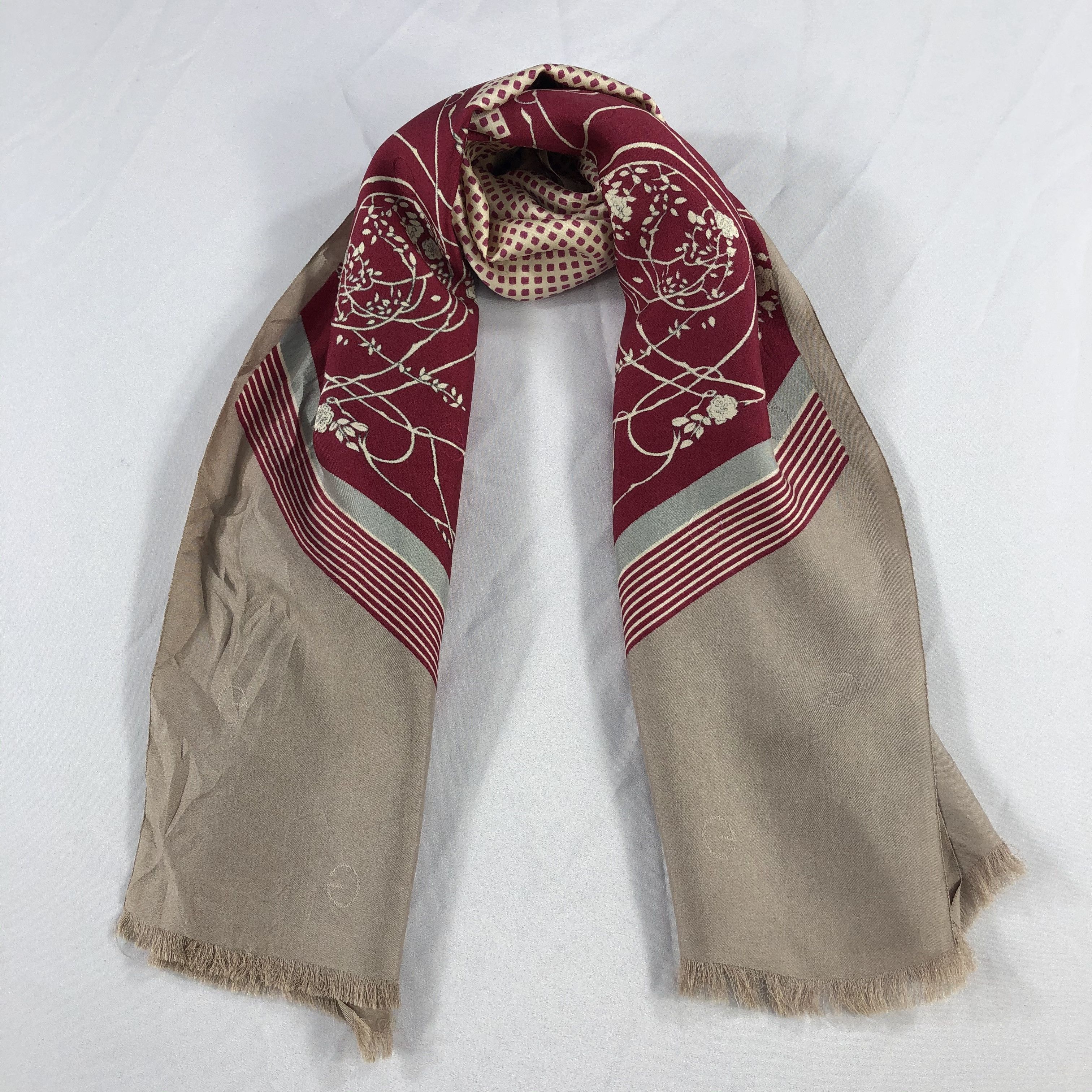 Vintage Vintage Silk Scarf Size ONE SIZE - 2 Thumbnail