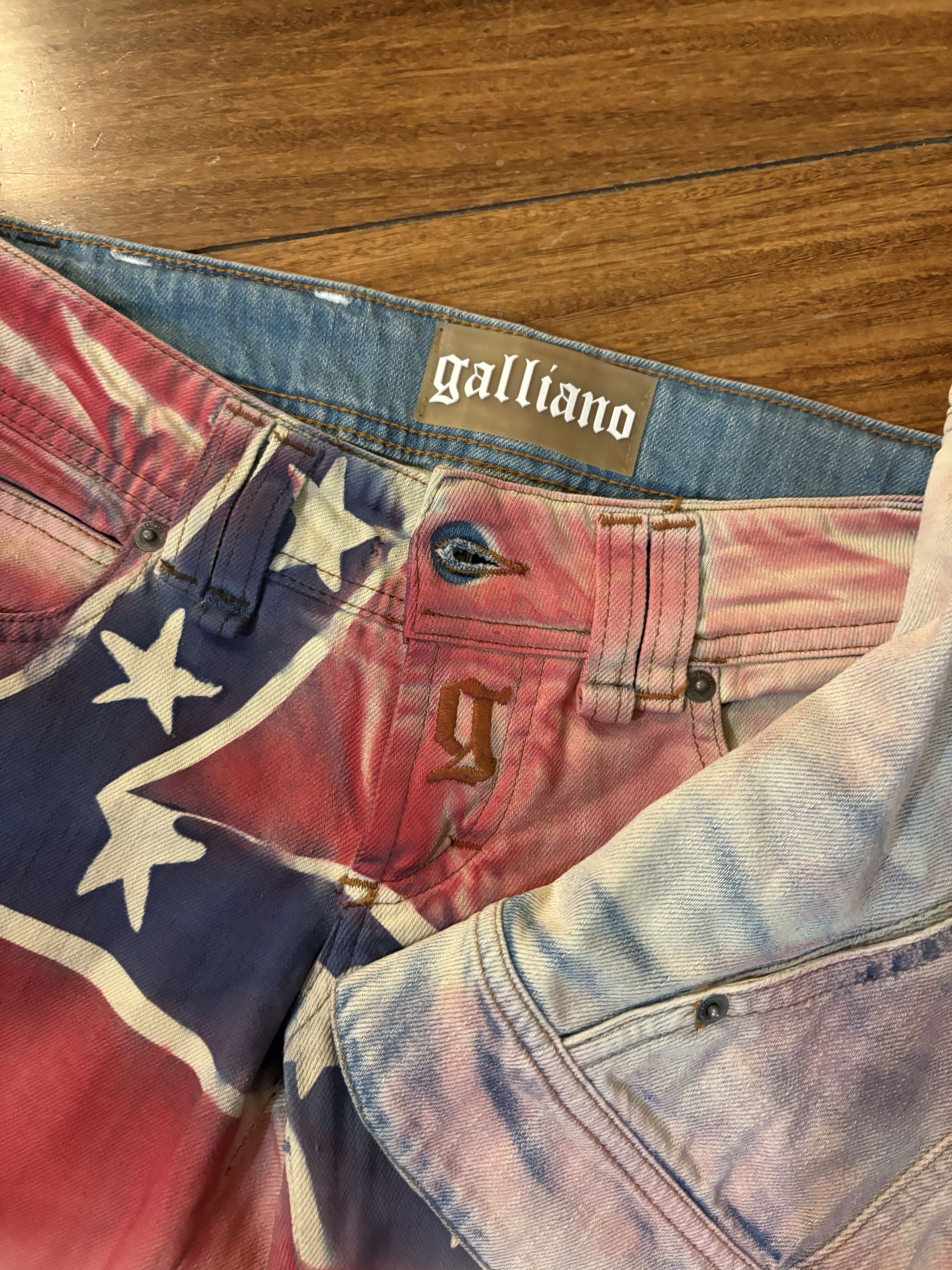 John Galliano John Galliano jeans with jeans vest 2009 Size 25" / US 0 / IT 36 - 2 Thumbnail