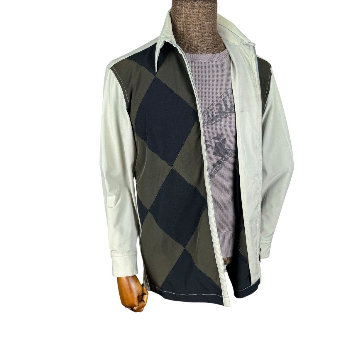 Gaultier Homme Objet ☀️JPG OBJECT DIAMOND ZIPPER SUMMER JACKET Size US S / EU 44-46 / 1 - 3 Thumbnail