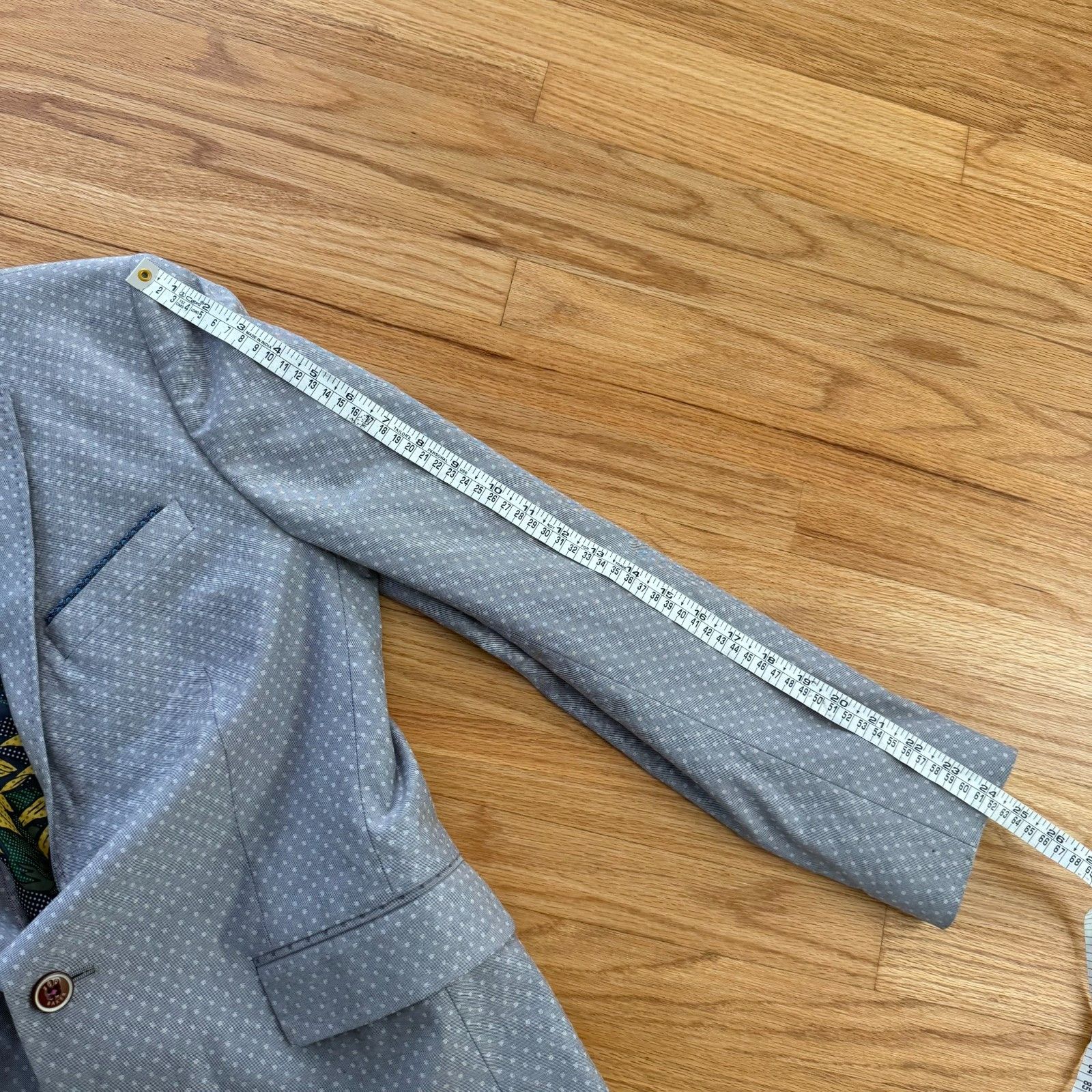 Ted Baker Ted Baker Grey Dotted Sports Coat Small Size US S / EU 44-46 / 1 - 4 Thumbnail