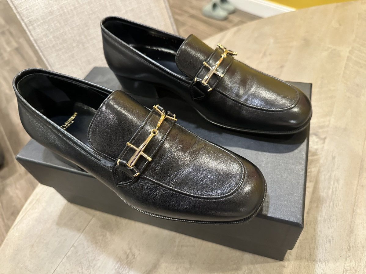 Saint Laurent Paris YSL Solferino 30 Moc Loafers Size US 10 / EU 43 - 3 Thumbnail