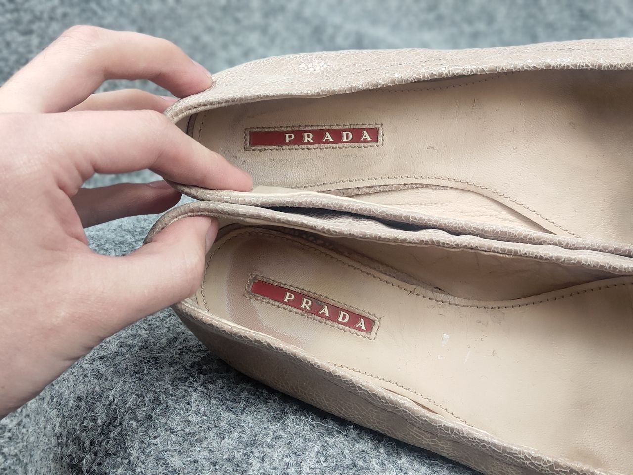 Prada Prada Vintage Logo Slip On bow Ballerina Ballet Flats Shoes Size US 9 / IT 39 - 17 Thumbnail