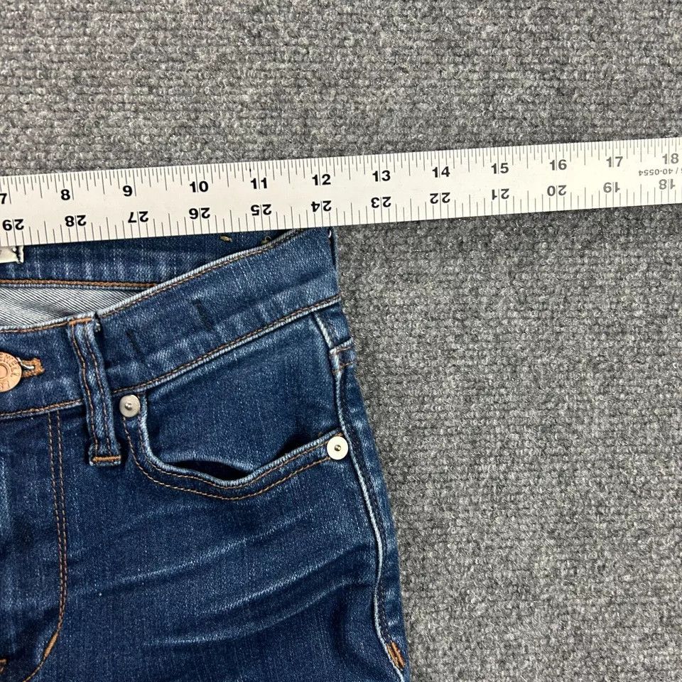 Madewell Madewell Jeans Womens 25 High Riser Skinny Denim Distressed Size 25" / US 0 / IT 36 - 5 Thumbnail
