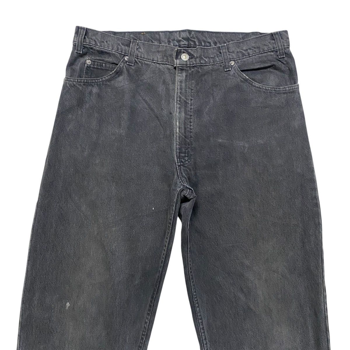 Levi's Vintage Levis 550 Black Loose Skater Jeans Size US 38 / EU 54 - 3 Thumbnail