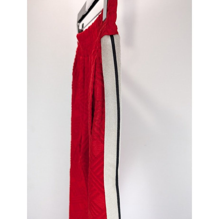 Palm Angels o1rshd1 Terry Track Pant in Red Off White Size US 30 / EU 46 - 12 Thumbnail