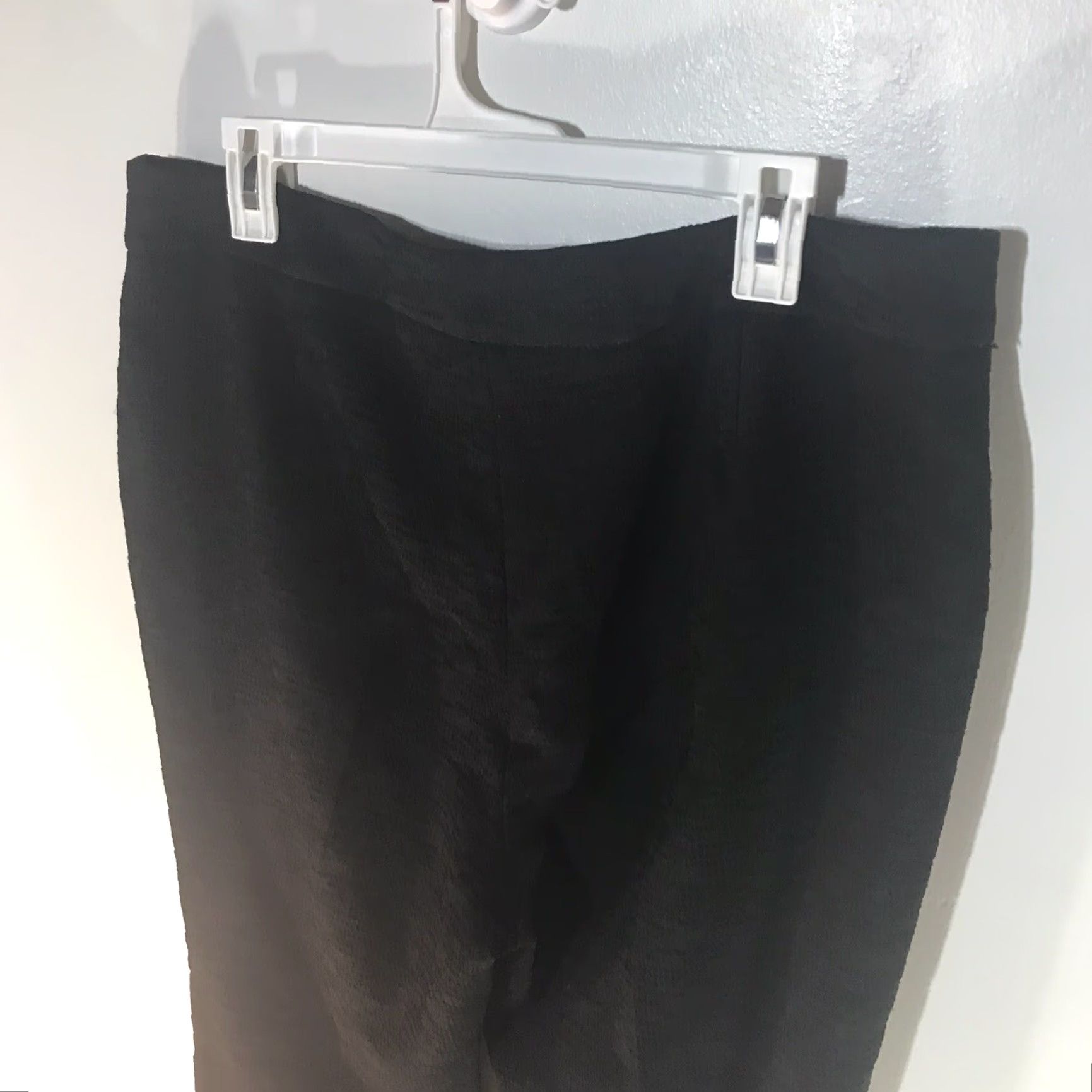 Kasper Kasper Black Textured Dress Pants Womens Size 14P Vietnam Size 36" / US 14 / IT 50 - 6 Thumbnail