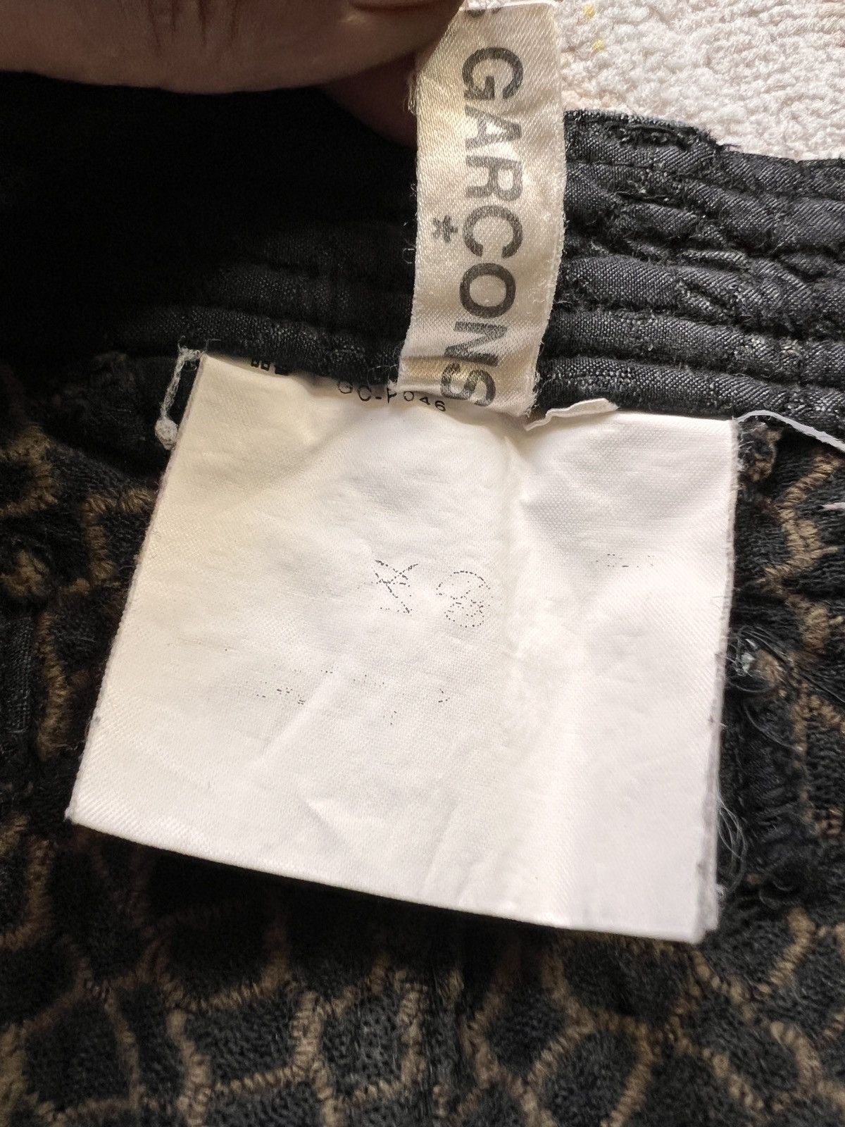 Comme des Garcons × Comme des Garcons Homme Comme des Garcons Jacquard Snake Scales Pattern Pants Size US 30 / EU 46 - 15 Thumbnail