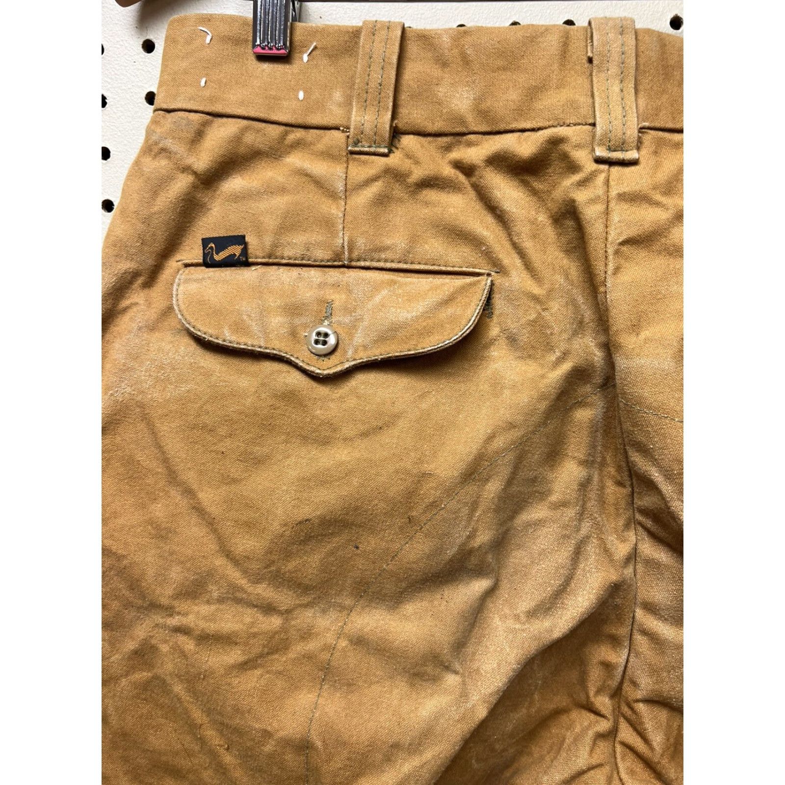 Doublet VINTAGE Duxbak Pants Workwear Mens Brown 32x31 Double Knee Rainproofed Cloth Carpenter Inseam 31 New? Size US 32 / EU 48 - 5 Thumbnail