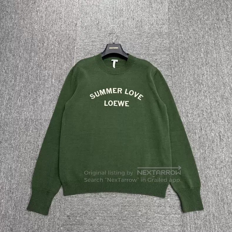 Loewe Loewe Embroidered Letter Wool Knit Top Size US M / EU 48-50 / 2 - 1 Thumbnail