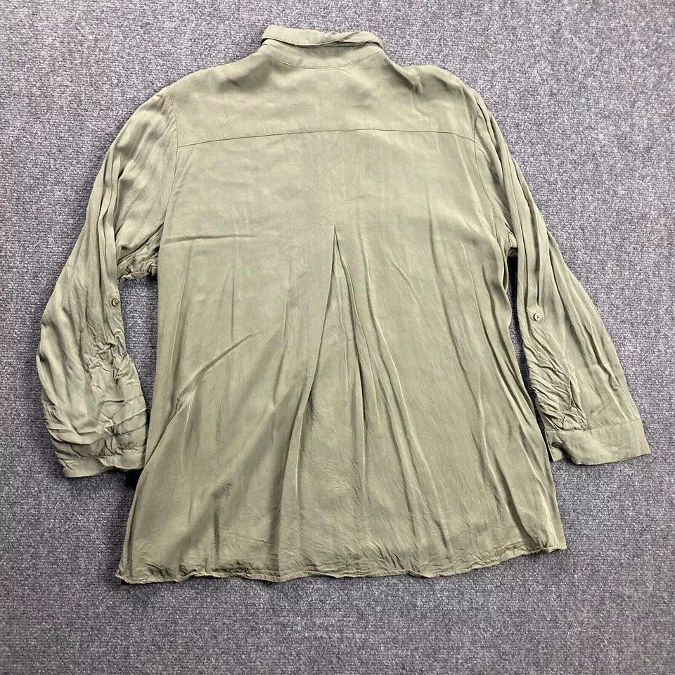 Chicos Chico's Top Womens Size 3 Button Up Front Long Sleeve Size ONE SIZE - 7 Thumbnail