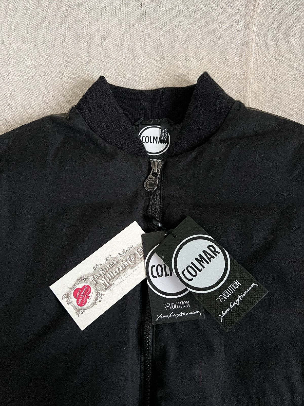 White Mountaineering Yosuke Aizawa Colmar Wax Cotton Down Padded Bomber Size US L / EU 52-54 / 3 - 8 Thumbnail