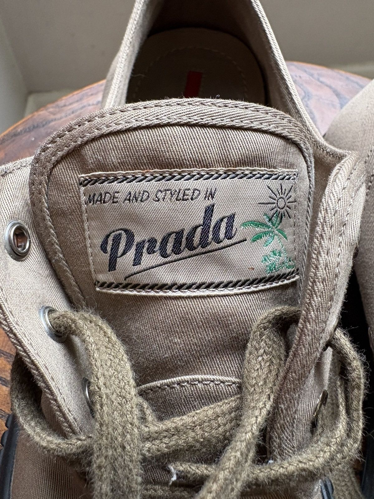 Prada Prada Khaki Shoes Size US 9 / EU 42 - 3 Thumbnail
