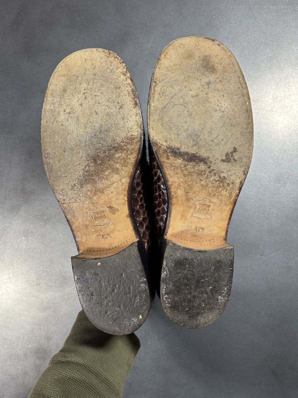 Vintage Vintage Snakeskin Loafers willbe Patrick Cox Italy Penny 90s Size US 8.5 / EU 41-42 - 12 Thumbnail