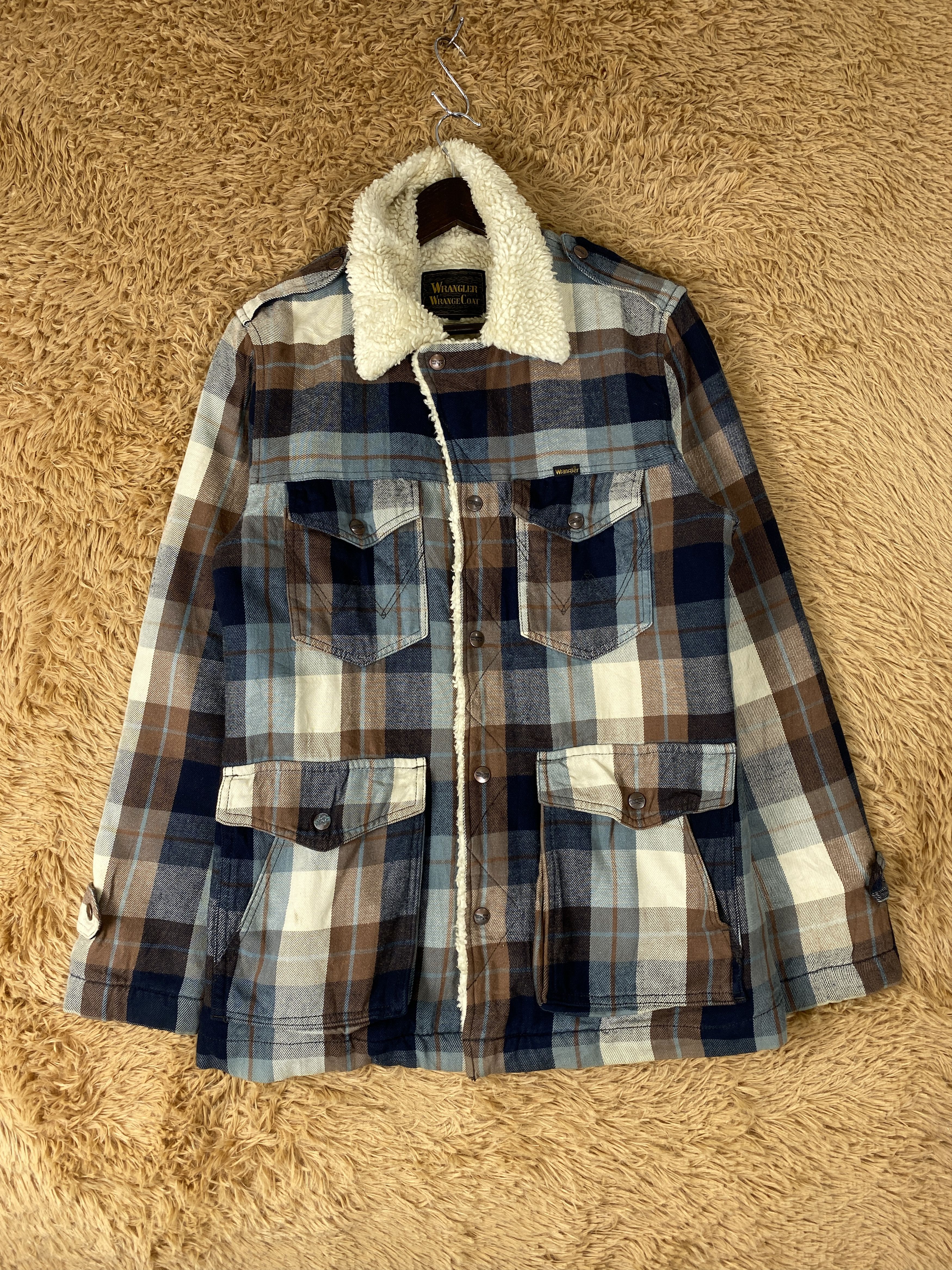 Wrangler Vintage Wrangler Sherpa Lining Jacket J1956 Size US S / EU 44-46 / 1 - 1 Thumbnail