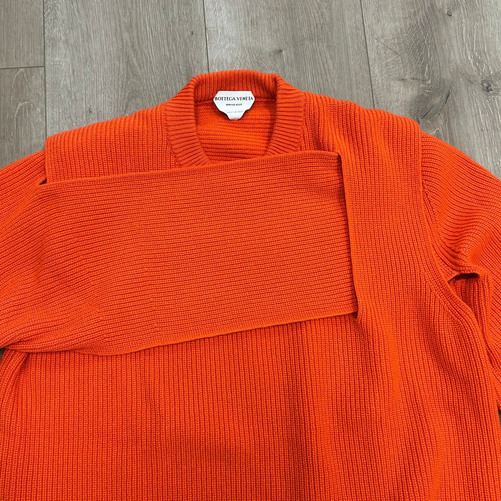 Bottega Veneta Bottega veneta paneled ribbed cashmere blend sweater SIZE 46 Size US XL / EU 56 / 4 - 7 Thumbnail