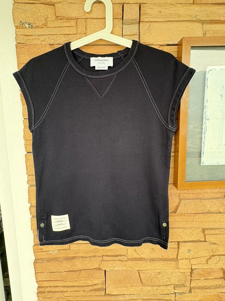 Thom Browne Thom Browne Short sleeves T-shirt Size US XXS / EU 40 - 3 Thumbnail