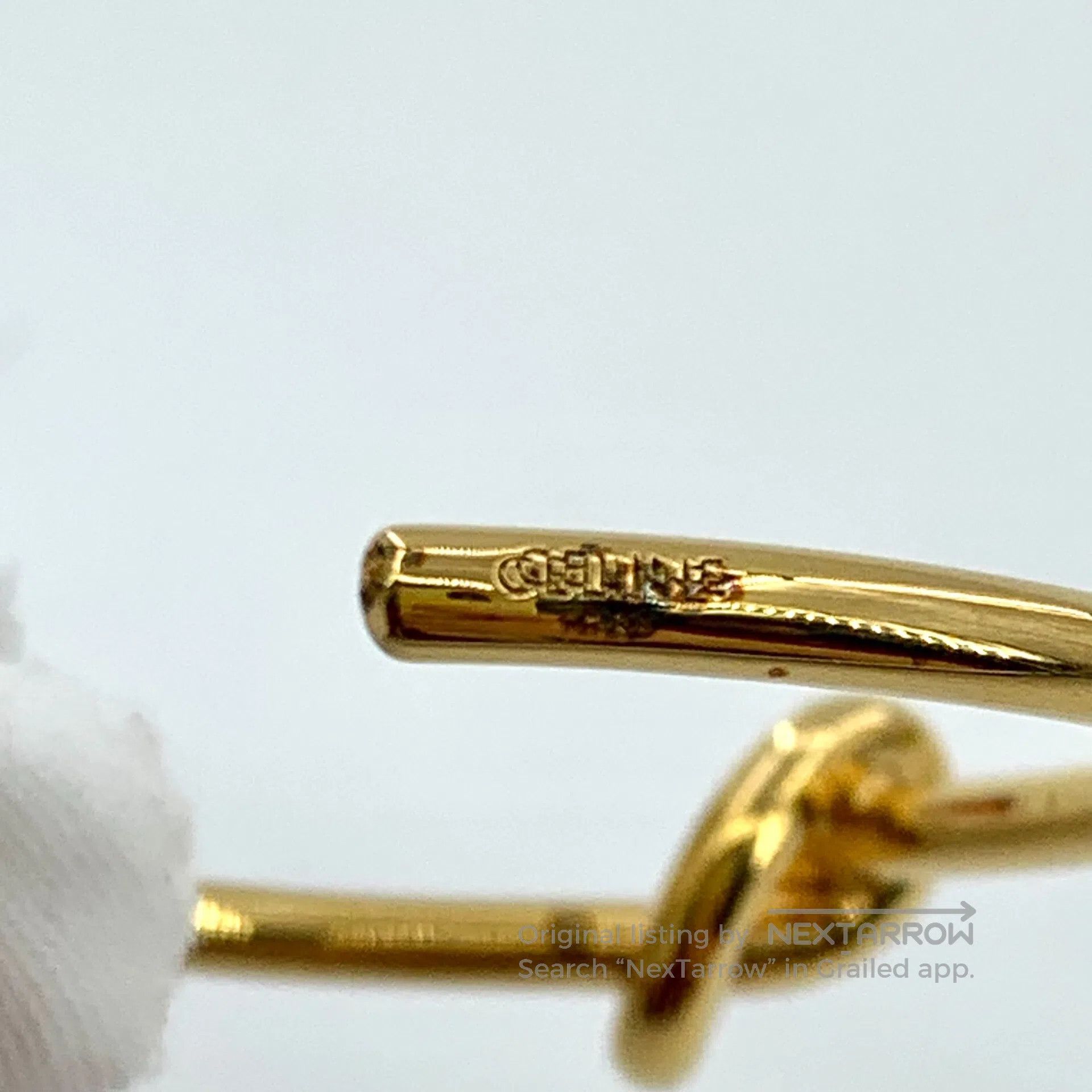 Celine CELINE Gold Open-Ended Knot Bracelet| Size ONE SIZE - 6 Thumbnail