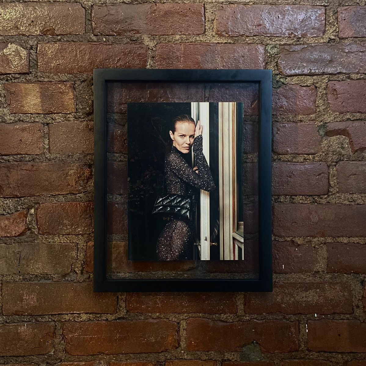 image of Balenciaga Spring ‘24 Eva Herzigova Poster in Black, Men's