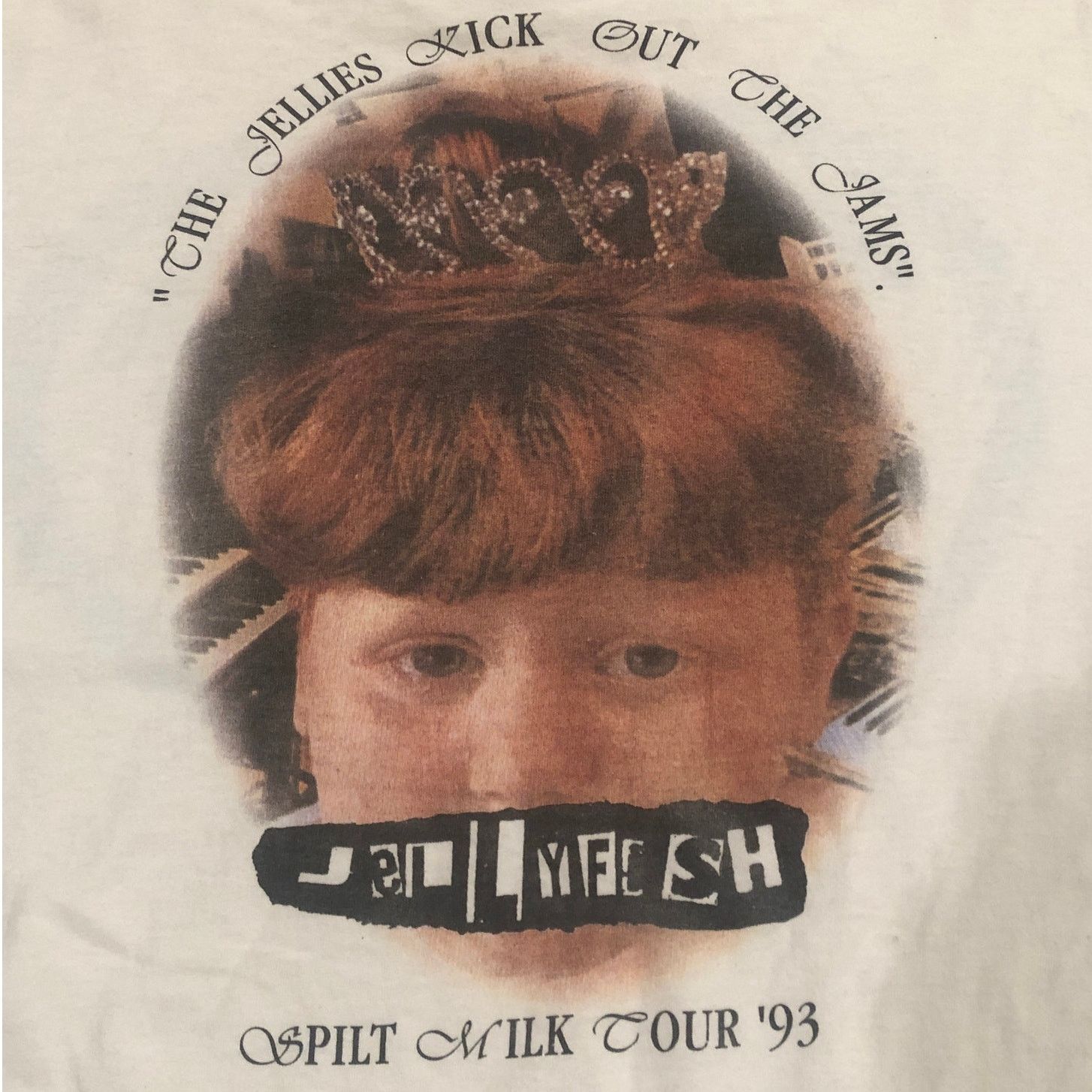 Band Tees × Vintage VINTAGE JELLYFISH 1993 Split Milk Tour T-Shirt Lee XL Size US XL / EU 56 / 4 - 1 Thumbnail