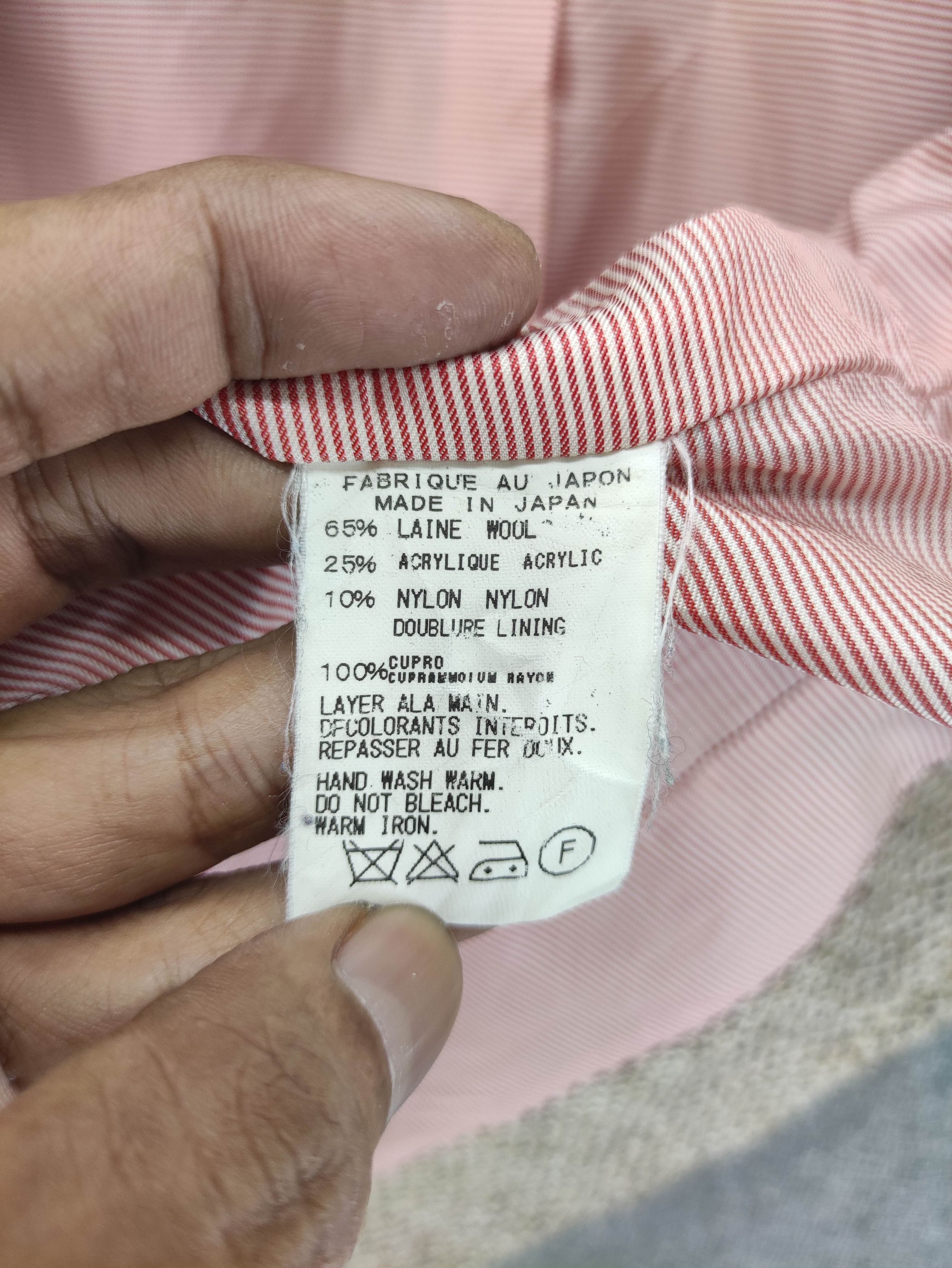 Japanese Brand Vintage Ma Mi Ru Wool Jacket Size XS / US 0-2 / IT 36-38 - 5 Thumbnail