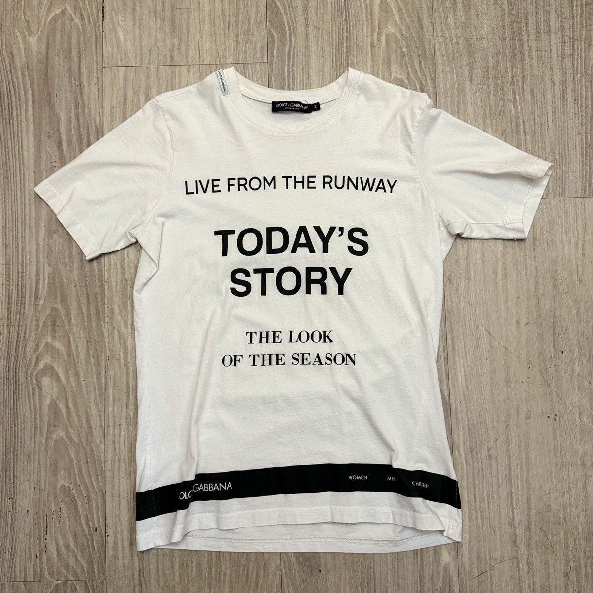 image of Dolce Gabbana T Shirt in White, Men's (Size Small)