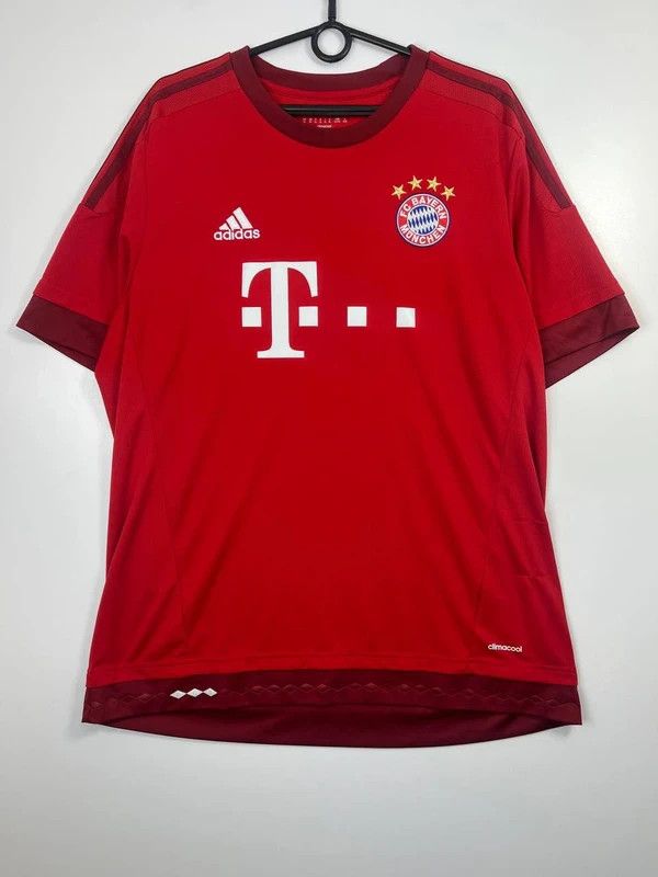 Adidas Bayern Munchen 2015 16 Home Adidas Football Jersey Sz XL Size US XL / EU 56 / 4 - 1 Thumbnail