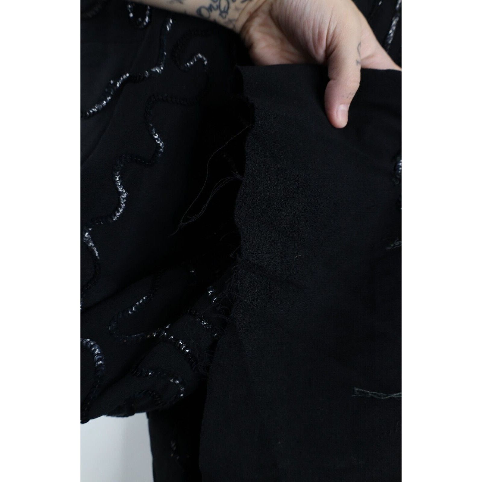 Vintage Vintage 60s 70s Rockabilly Distressed Sequined Dress Size M / US 6-8 / IT 42-44 - 8 Thumbnail