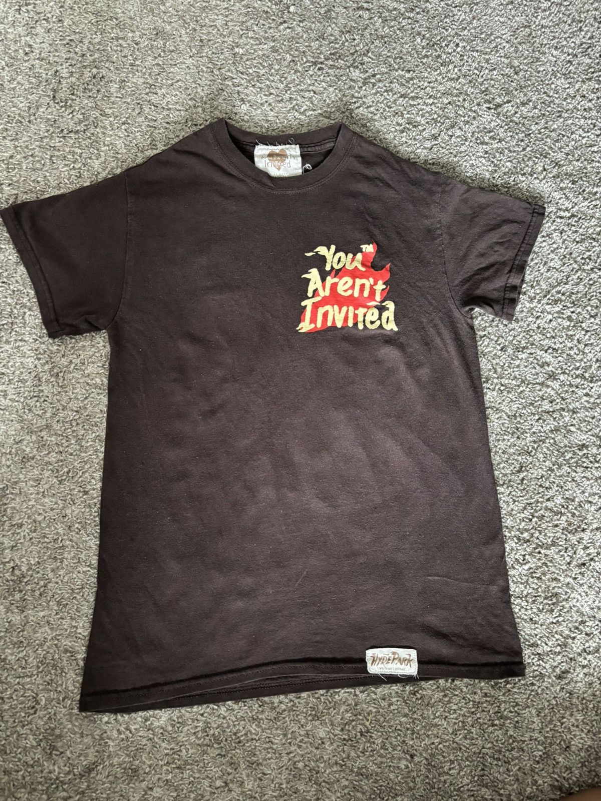 Hyde Park Goods Brown You Aren’t Invited Hyde Park T-Shirt Size US S / EU 44-46 / 1 - 1 Thumbnail