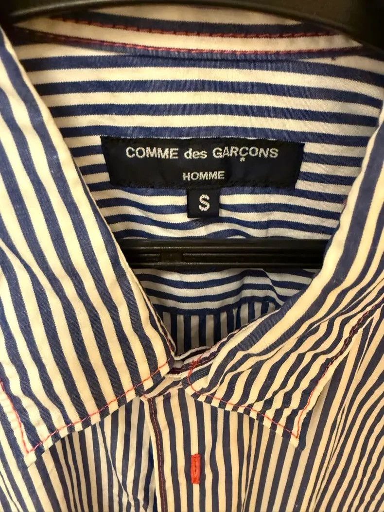 Comme des Garcons Comme Des Garcons Striped long-sleeved shirt Size S / US 4 / IT 40 - 2 Thumbnail