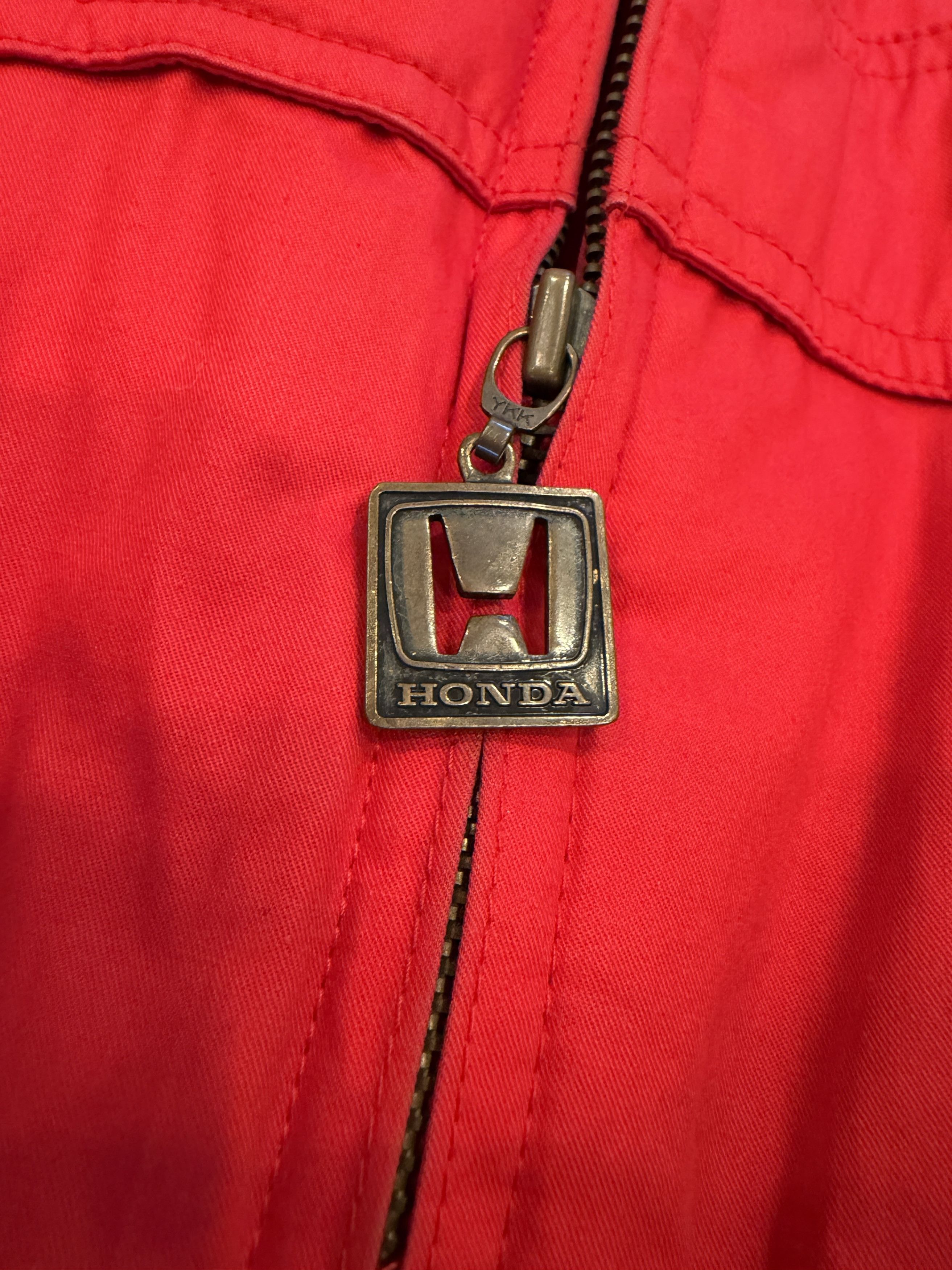 Honda Vintage 90s Honda Grand Prix Racing Jacket Red Motorsport F1 Size US L / EU 52-54 / 3 - 2 Thumbnail