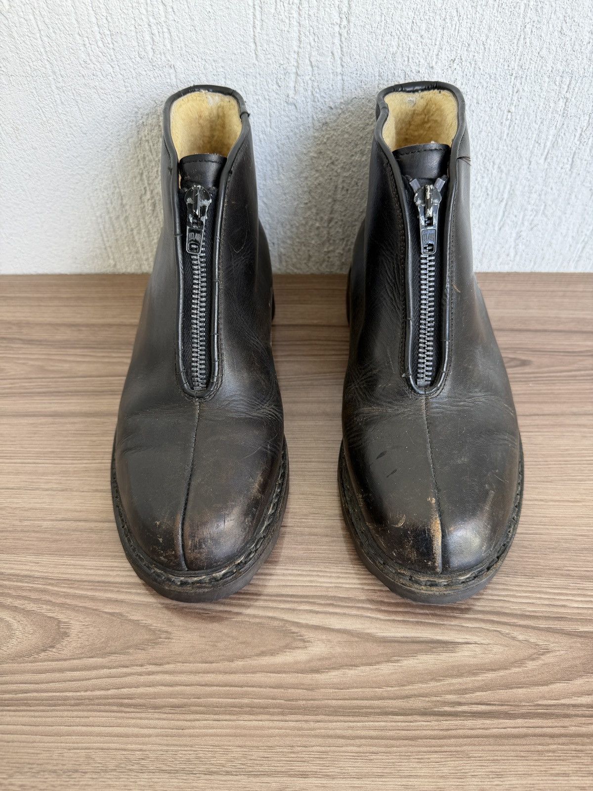 Paraboot Michael marche Vtg front zip boots Size US 9.5 / EU 42-43 - 6 Thumbnail