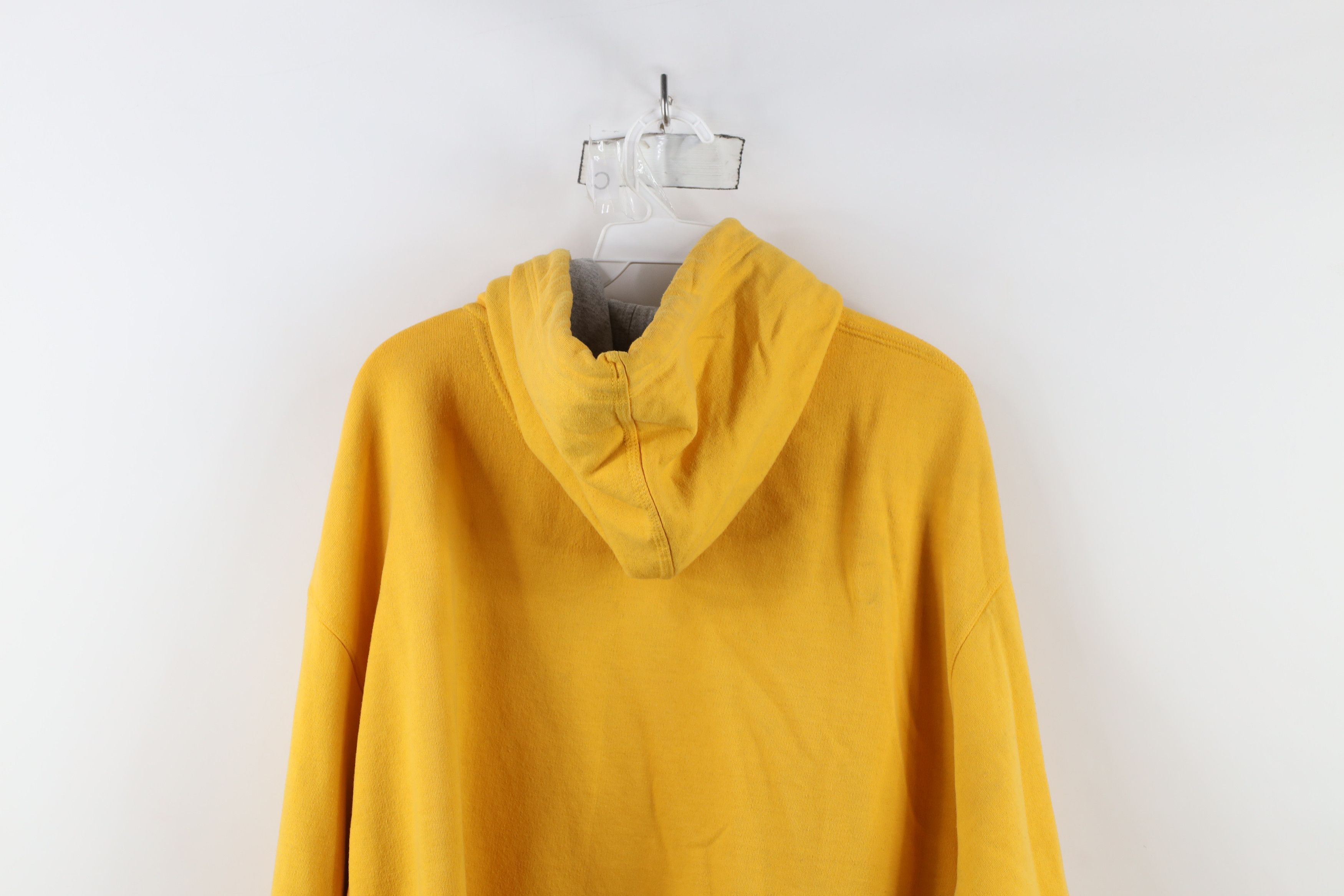 Champion × Vintage Vintage Champion Monochrome Logo Hoodie Sweatshirt Yellow Size US XL / EU 56 / 4 - 16 Thumbnail