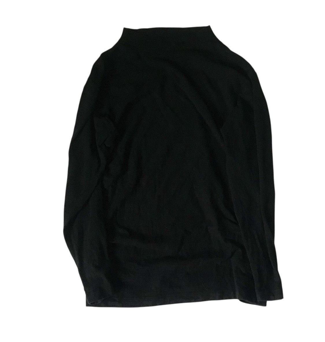 Issey Miyake Vintage Issey miyake plantation black mock neck longsleeve Size US M / EU 48-50 / 2 - 7 Thumbnail