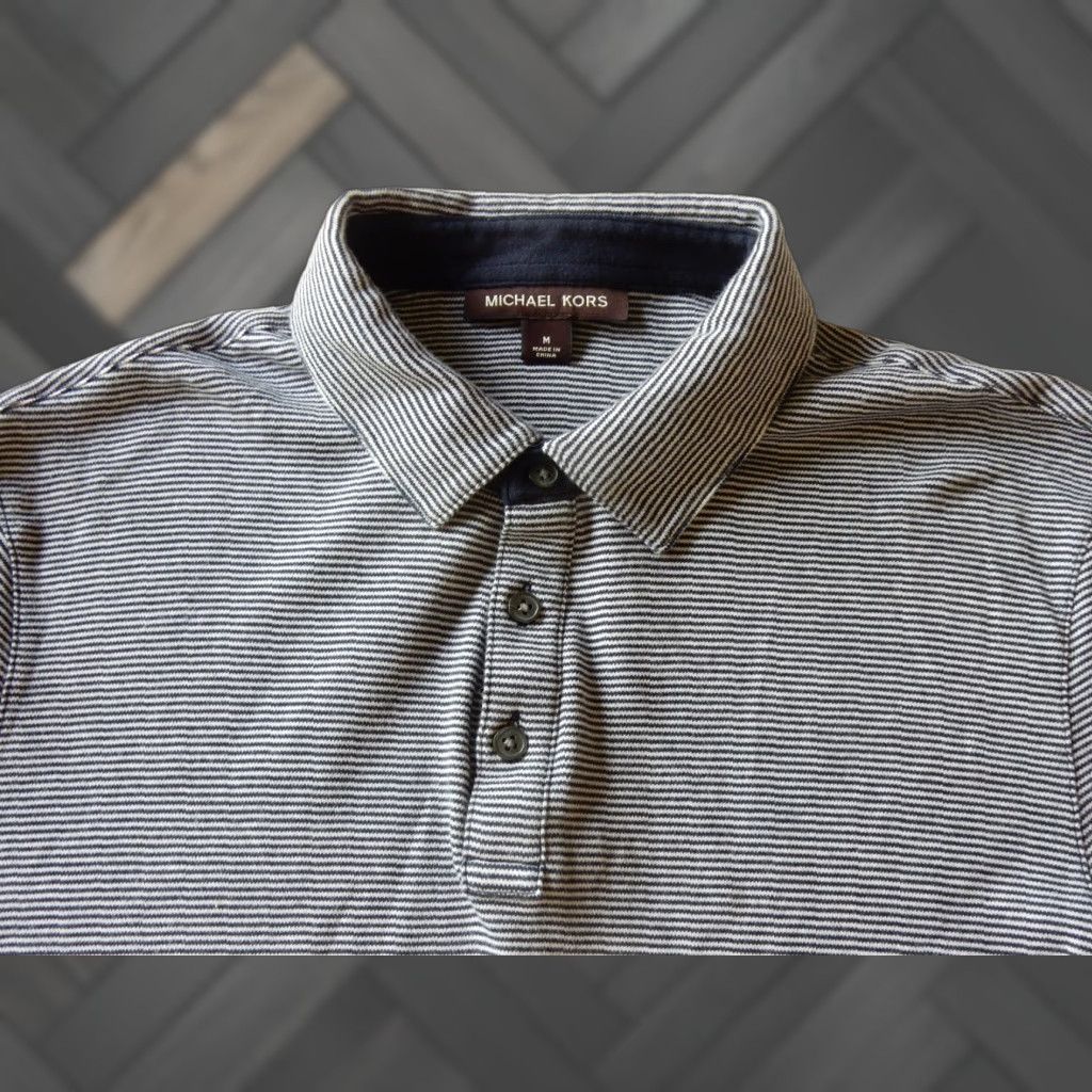Michael Kors Michael Kors Men's Polo Shirt Size M Short Sleeve BlueâMint Condition Size US M / EU 48-50 / 2 - 1 Thumbnail